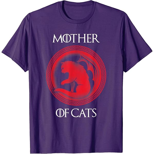 Amazon.com: Mother of Cats Shirt with Floral Art Best Mom T-Shirt